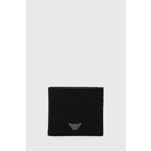 Peňaženka Emporio Armani pánsky, čierna farba vyobraziť