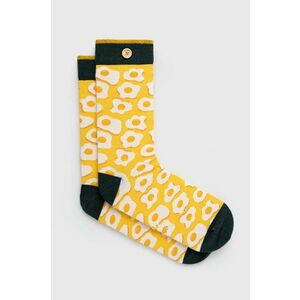 Ponožky Cabaia pánske, žltá farba vyobraziť