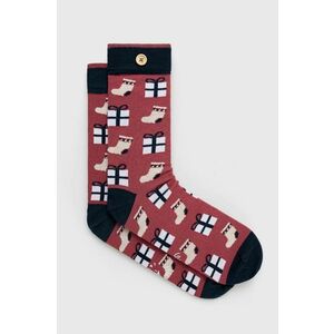 Ponožky Cabaia pánske, červená farba vyobraziť