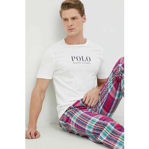 Bavlnené pyžamo Polo Ralph Lauren vzorovaná vyobraziť