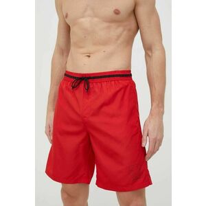 Plavkové šortky Karl Lagerfeld červená farba vyobraziť