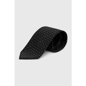 Hodvábna kravata BOSS béžová farba vyobraziť