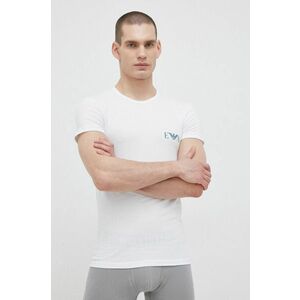 Tričko Emporio Armani Underwear 2-pak pánske, jednofarebné vyobraziť