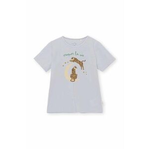 Detské bavlnené tričko Konges Sløjd šedá farba, s potlačou vyobraziť
