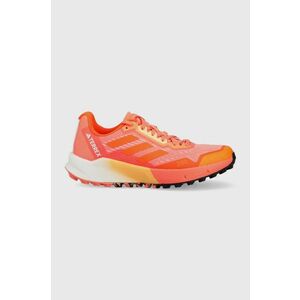 Topánky adidas TERREX Agravic Flow dámske, oranžová farba vyobraziť