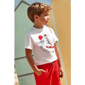 Detská bavlnená súprava Mayoral červená farba vyobraziť