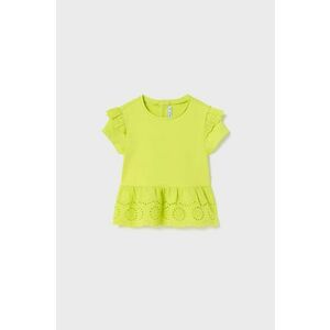 Tričko pre bábätko Mayoral zelená farba vyobraziť