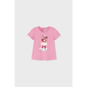 Tričko pre bábätko Mayoral ružová farba vyobraziť