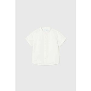 Košeľa pre bábätká Mayoral biela farba vyobraziť