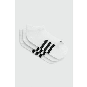 Ponožky adidas Performance 3-pak biela farba vyobraziť