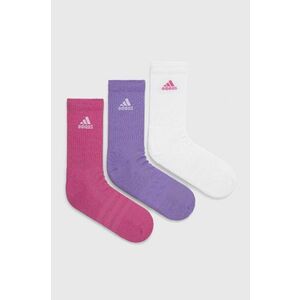 Ponožky adidas Performance 3-pak ružová farba vyobraziť