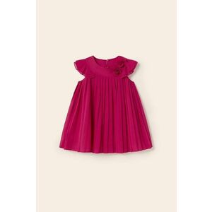 Šaty pre bábätká Mayoral ružová farba, mini, áčkový strih vyobraziť