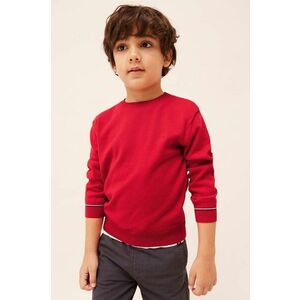 Detský bavlnený sveter Mayoral červená farba, tenký vyobraziť