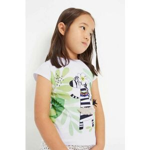 Detské bavlnené tričko Mayoral zelená farba vyobraziť