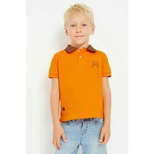 Detské polo tričko Mayoral oranžová farba, s potlačou vyobraziť
