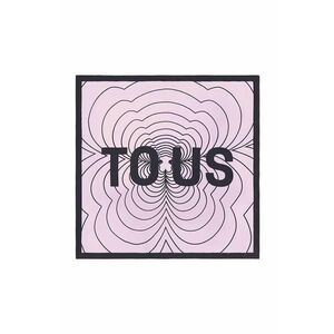 Šatka Tous dámska, fialová farba, vzorovaná vyobraziť