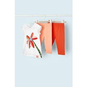 Detská bavlnená súprava Mayoral oranžová farba vyobraziť