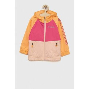 Detská bunda Columbia Dalby Springs Jacket oranžová farba vyobraziť