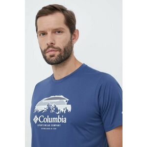 Športové tričko Columbia Columbia Hike tmavomodrá farba, s potlačou vyobraziť