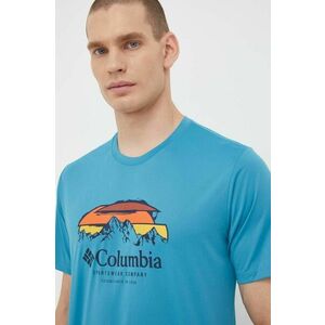 Športové tričko Columbia Columbia Hike s potlačou vyobraziť
