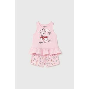 Pyžamo pre bábätká Mayoral ružová farba, vzorovaná vyobraziť