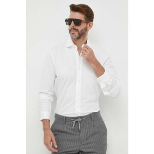 Bavlnená košeľa Polo Ralph Lauren pánska, biela farba, regular, s klasickým golierom vyobraziť