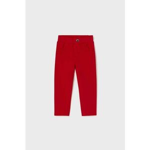 Nohavice pre bábätká Mayoral červená farba, jednofarebné vyobraziť