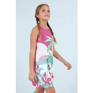 Dievčenské šaty Mayoral mini, rovný strih vyobraziť