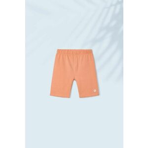 Detské krátke nohavice Mayoral oranžová farba, jednofarebné vyobraziť