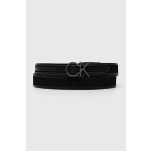 Opasok Calvin Klein Dámsky, čierna farba vyobraziť