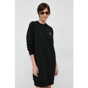 Bavlnené šaty PS Paul Smith Čierna farba, mini, rovný strih vyobraziť