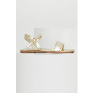 Kožené sandále Answear Lab dámske, zlatá farba vyobraziť