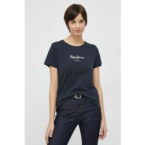 Bavlnené tričko Pepe Jeans Wendy čierna farba vyobraziť