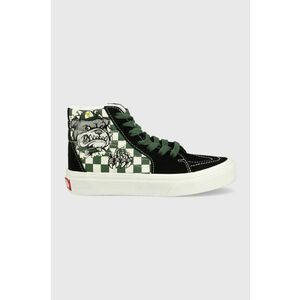 Detské tenisky Vans UY SK8 Hi VANS BLACK čierna farba vyobraziť