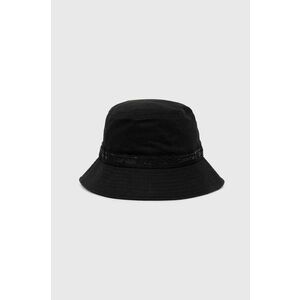 Bavlnený klobúk Calvin Klein čierna farba, bavlnený vyobraziť