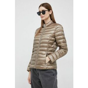 Páperová bunda Lauren Ralph Lauren dámska, béžová farba, zimná vyobraziť