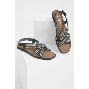 Kožené sandále Answear Lab dámske, čierna farba vyobraziť