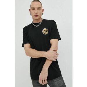 Bavlnené tričko Vans VN00003FBLK1-black, čierna farba, s potlačou vyobraziť