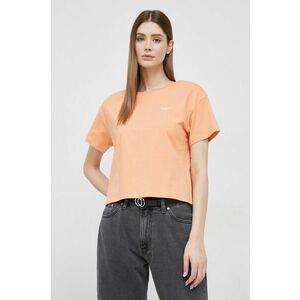 Bavlnené tričko Pepe Jeans Wimani oranžová farba vyobraziť