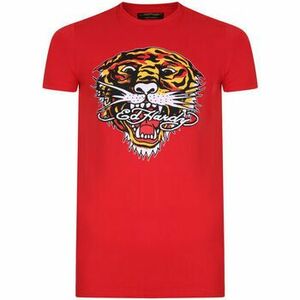 Tričká s krátkym rukávom Ed Hardy Tiger mouth graphic t-shirt red vyobraziť