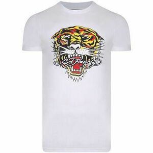 Tričká s krátkym rukávom Ed Hardy Tiger mouth graphic t-shirt white vyobraziť