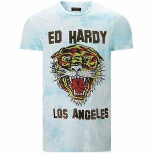 Tričká s krátkym rukávom Ed Hardy Los tigre t-shirt turquesa vyobraziť