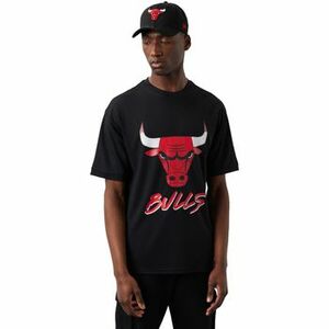 Tričká s krátkym rukávom New-Era NBA Chicago Bulls Script Mesh Tee vyobraziť