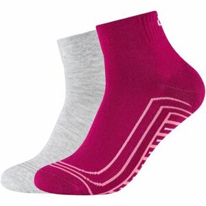 Športové ponožky Skechers 2PPK Basic Cushioned Quarter Socks vyobraziť