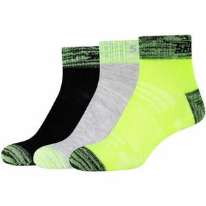 Športové ponožky Skechers 3PPK Boys Mesh Ventilation Quarter Socks vyobraziť