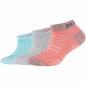 Športové ponožky Skechers 3PPK Girls Mesh Ventilation Socks vyobraziť