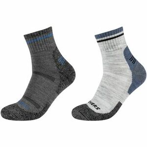 Športové ponožky Skechers 2PPK Men Trail Wool Quarter Socks vyobraziť