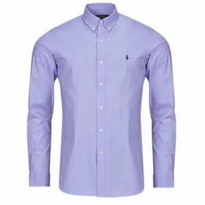 Košele s dlhým rukávom Polo Ralph Lauren CHEMISE AJUSTEE SLIM FIT EN POPELINE UNIE vyobraziť