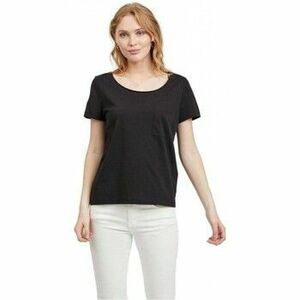 Mikiny Vila Susette T-Shirt - Black vyobraziť