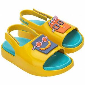 Sandále Melissa MINI Cloud Slide + Fábula B - Yellow Blue vyobraziť